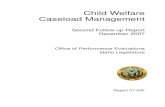 Child Welfare Caseload Management Child Welfare Caseload ... federal Child and Family Services Review.1
