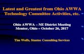 Ohio AWWA / EPA Technology Committee · – water-quality (Regulatory driven), and – water-quantity (Capacity driven) improvements. ... Non-Potable Water • Backflow Prevention