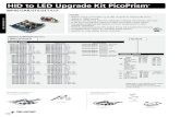 HID to LED Upgrade Kit PicoPrism - hubbellcdn.com · LED UPGRADE KIT. WP9L/AR/STL/ET/CC25. HID to LED Upgrade Kit PicoPrism ® FEATURES • Reduces energy consumption up to 50% compared