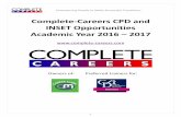 Complete-Careers CPD and INSET Opportunities Academic Year ... · Academic Year 2016 – 2017 ... Resources and Labour Market Information BG Futures, Bishop Grosseteste University,