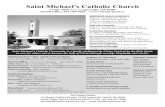Saint Michael’s Catholic Church · 09/04/2017  · Marty Marshall Saint Michael’s Catholic Community is a family challenged by Christ, inspired by the Holy Spirit, to care for