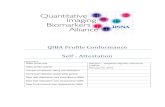 QIBA Profile Conformance Self - Attestation … · QIBA Profile Conformance Self - Attestation Document QIBA profile title Diffusion – weighted magnetic resonance imaging QIBA profile