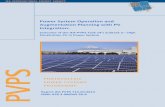 Power System Operation and Augmentation Planning with PV ...€¦ · INTERNATIONAL ENERGY AGENCY PHOTOVOLTAIC POWER SYSTEMS PROGRAMME Power system operation planning with PV integration