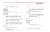 AHFS Pharmacologic-Therapeutic Classification System Information... · 92:36 - Disease-modifying Antirheumatic Drugs - 56:92 - GI Drugs, Miscellaneous - 302046 92:20 - Immunomodulatory