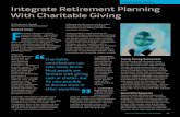 charitable advice Integrate Retirement Planning With ... Integrate Retirement Planning With Charitable