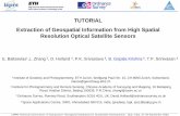 TUTORIAL Extraction of Geospatial Information from High ... · c = (a4x + a5y + a6) / (a7x + a8y + 1) (4) ISPRS Technical Commission IV Symposium “Geospatial Databases for Sustainable