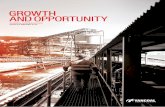 OWR G HT AND OPPORTUNITY...Leading the way as Australia’s largest pure-play coal provider. Yancoal Australia Ltd (Yancoal) produces approximately 16.0(Mt) of saleable (equity basis)