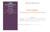 17-August-2020 CX Insights - Genesys · Install SSL certificate on CIC server Upgrade containers Roll back containers Deleting deployment ... CX Insights is a web-based application
