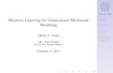 Machine Learning for Generalized Multiscale Modeling · Machine Learning for Generalized Multiscale Modeling Oliver K. Ernst Multiscale Modeling ML for Model Reduction ML for Multiscale