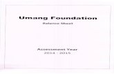 Umang Foundation Balance...Ruby Nirmal Lifestyle Area/Locality Mulund - West State MAHARASHTRA Pin 400080 Status AOP(Trusts) Aadhaar Number Original or Revised ORIGINAL Designation