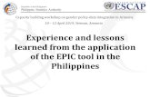 7. Experience and lessons learned from the application of ......Employment; Philippine Overseas Employment Administration; and Overseas Workers Welfare Administration Annual Administrative