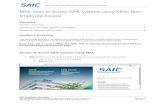 MFA: How to Access SAIC systems using MFA ( Non- Employee ...€¦ · MFA: How to access SAIC systems using MFA( Non-Employees) SAIC Proprietary Information 3 The information in this