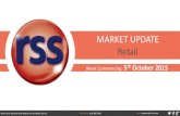 MARKET UPDATE Retail€¦ · Tesco sees new fall in profits Troubled supermarket Tesco has announced a further big fall in profits as it struggles to turn its business around. Underlying