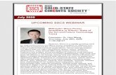 UPCOMING SSCS WEBINAR July 2020July 2020 UPCOMING SSCS WEBINAR Millimeter Wave Power Amplifiers in Silicon: State of the Art and Future Technology Trend Presenter: Dr. Hua Wang Thursday,
