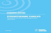 STRENGTHENING FAMILIES · Page 3 Strengthening Families: Research on how the programme operates EXECUTIVE SUMMARY First established in 1997, Strengthening Families is a structured