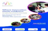 Where innovation meets evidence€¦ · Where innovation meets evidence: The cutting edge of Neurologic Music Therapy and evidence-based practice in clinical settings. This unique