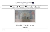 Visual Arts Curriculum - paterson.k12.nj.us...Visual Arts Curriculum Grade 7: Unit One Drawing . 2 | P a g e U n i t 1 G r a d e 7 Course Description The seventh grade art class is