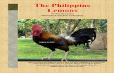 The Philippine Lemons - WordPress.com · guide me as I go about with my journey, as breeder and writer, through the fascinat-ing world of the lemons. Moreover, from some of them,,