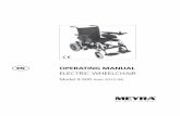 ELECTRIC WHEELCHAIR · 2020. 3. 14. · electric wheelchair before first use: – this operating manual, – the operating manual < Operating module >, – the safety and general