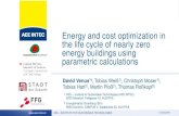 Energy and cost optimization in the life cycle of nearly zero ......Energy and cost optimization in the life cycle of nearly zero energy buildings using parametric calculations David