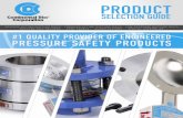 UALITY PROVIDER OF ENGINEERED PRESSURE SAFETY PRODUCTSthurne.se/pdf/CDC_SelectionGuideFINALWeb_-2013-.pdf · SELECTION GUIDE QUALITY Quality begins during our first contact with you.