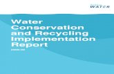 Water Conservation and Recycling Implementation Report€¦ · implementation of its water conservation strategy and progress in meeting its water conservation target. This is a requirement