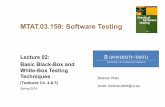 MTAT.03.159: Software Testing · ECP – Simple Example Look at specification: Based on the age of a person, the program decides whether the person is an adult or not. Note that this