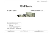 CONTROL AB600A5010 - RIGO parts/Efka_DC/EN_BA_AB600A5010_1_2... · 2016. 12. 5. · - AB600A5010 FRANKL & KIRCHNER EFKA OF AMERICA INC. EFKA ELECTRONIC MOTORS GMBH & CO KG SINGAPORE