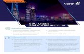 SBC CREDIT SWITCHMIGRATION€¦ · Out of the multiple parallel enterprise wide projects at bank, Credit cards migration was the first one to migrate in planned timelines despite