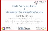 State Advisory Panel Interagency Coordinating Council Back ......Professional Development 3 February, 2014 SAP/ICC Webinar . During the past 15 years OSEP has provided professional