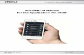 Installation Manual for the Application iHC-MIRF · Thanks to iHC-MIRF (the "application"), you can perfectly control the function of your wireless RF Control electrical installation.