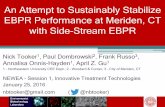 New An Attempt to Sustainably Stabilize EBPR Performance at … · 2017. 10. 17. · An Attempt to Sustainably Stabilize EBPR Performance at Meriden, CT with Side-Stream EBPR Nick