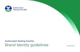 Authorised Testing Facility (ATF): brand identity guidelines...A4 landscape cover Example spreads The arc The gradient Image placement Application Co-branded letterhead PowerPoint