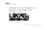 New York Needs a Rear-Facing Car Seat Law...Child restraints – car seats and booster seats – work to reduce this risk. The National Highway Traffic Safety Administration (NHTSA)