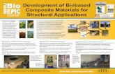 Development of Biobased Composite Materials for Structural ...Structural Applications Processing of Biobased Composite Materials The main goal of this program is to assemble a large,