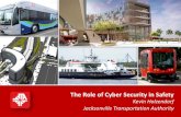 JACKSONVILLE TRANSPORTATION The Role of Cyber …...Threat Landscape Recap External Threats are almost 6x more likely than Internal Hacking, Malware, and Social Engineering are the