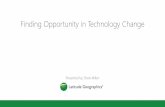 Finding Opportunity in Technology Change · Title: Finding Opportunity in Technology Change Author: Esri Subject: 2017 Esri European Transportation GIS Summit--Presentation Keywords: