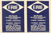 STANDARD DayhghtŸ TIME SHOWN THIS FOLDER GENERAL INFORMATION STANDARD OF TtME—Erie Lines east of Lima, Ohio, and Cincinnati Ohio, re operated by Eastern Standard Time. Lines west