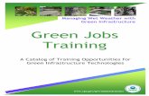Green Jobs Training/67531/metadc31163/m2/1/high_res… · green infrastructure to address social and economic, as well as water quality concerns. Green infrastructure can reduce infrastructure
