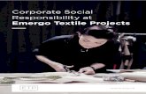 Corporate Social Responsibility at · importance of the CSR policy. Those responsible for monitoring the suppliers - manager product & operations and product managers – are well