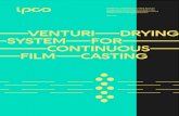 VENTURI---DRYING----VENTURI---DRYING ---SYSTEM---FOR ... · systems for film casting applications. ipco.com ... and expertise in process technologies for the production of film materials,