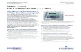 Model 2350A Gas Chromatograph Controller€¦ · Electrical Power: 115 VAC +/- 15 % at 0.55 A, 50/60 Hz; 230V AC +/- 15 % at 0.275 A, 50/60 Hz Digital Outputs: Five digital outputs