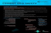 CONCRETE NZ SAFETY ALERT CEMENT SILO SAFETY · This Concrete NZ Safety Alert is based on the 2012 NZ Concrete Conference paper New Zealand Silo: Equipment and Industry Safety Standards