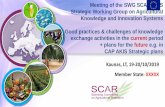 Meeting of the SWG SCAR AKIS Strategic Working Group on ... · 7 Which good practices of knowledge exchange activities work well in the current period ? •Agri-food fairs: AGRIFOOD