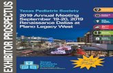 Texas Pediatric Society Why & Who? - Events In America...Texas Pediatric Society 2019 Annual Meeting September 19-20, 2019 Renaissance Dallas at EXHIBITOR PROSPECTUS Plano Legacy West