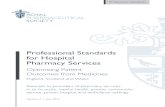 Professional Standards for Hospital Pharmacy Services document library/Open acce… · PROFESSIONAL STANDARDS FOR HOSPITAL PHARMACY SERVICES 4 In addition, the standards Handbook