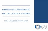 EVERYDAY LEGAL PROBLEMS AND THE COST OF JUSTICE IN … · dimensions of access to justice and cost across the country, the Cost of Justice project is producing empirical data that