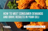 Restaurant Technologies - HOW TO MEET CONSUMER DEMANDS … · RESTAURANT DRIVE-THRU AND CARRY-OUT 63 % GROCERY-PREPARED FOODS 57 % *STUDY FIELDED IN AUGUST 2015. 4 (Click a chapter