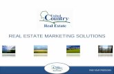REAL ESTATE MARKETING SOLUTIONS3 FIND YOUR FREEDOM® UNITED COUNTRY OVERVIEW The most comprehensive and effective real estate marketing system in the U.S. Conventional sales methods