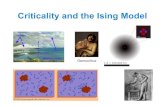 Criticality and the Ising Model - University of Warwick€¦ · Wilhelm Lenz Ernst Ising Lars Onsager - Ising model inveted by W Lenz (1920). - Solved in 1-D by E Ising (1924): no